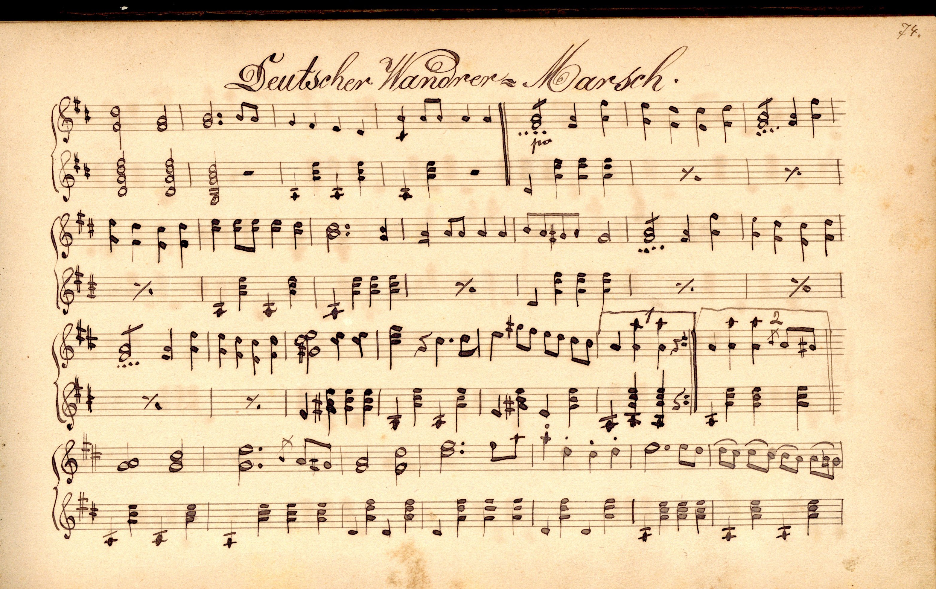 Deutscher Wanderer Marsch 1